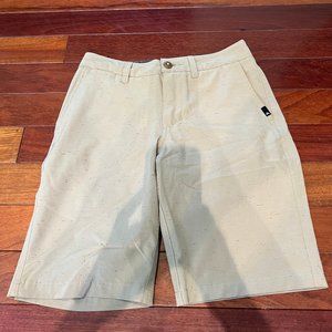 Quicksilver Amphibian Shorts size 26 in light khaki color like new